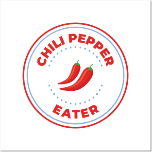 Chili pepper eater Posters and Art